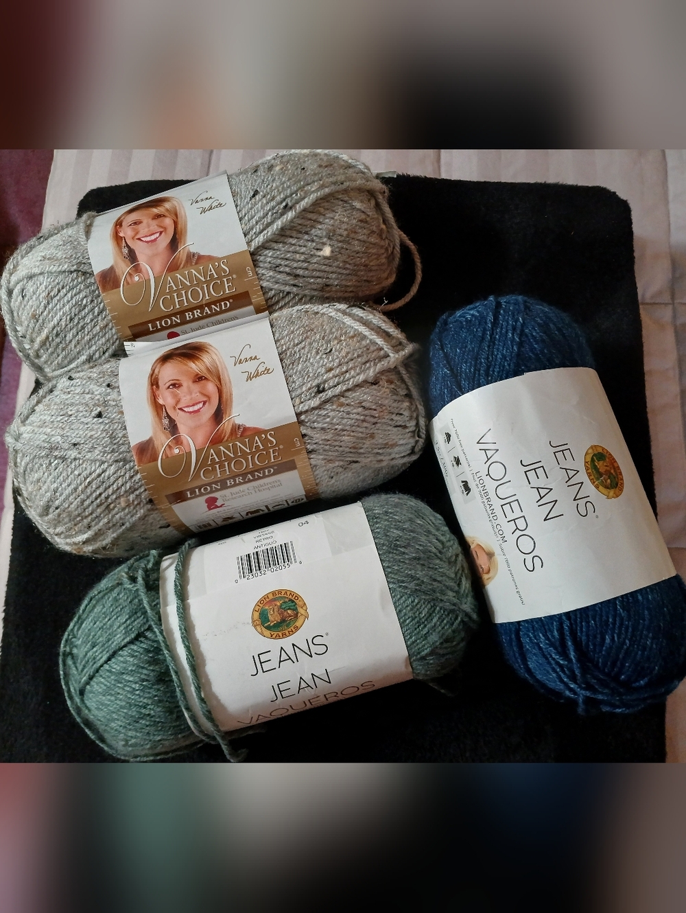 Lot of Vanna White Jean Vaqueros Multicolor Yarn NEW